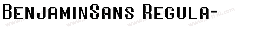 BenjaminSans Regula字体转换